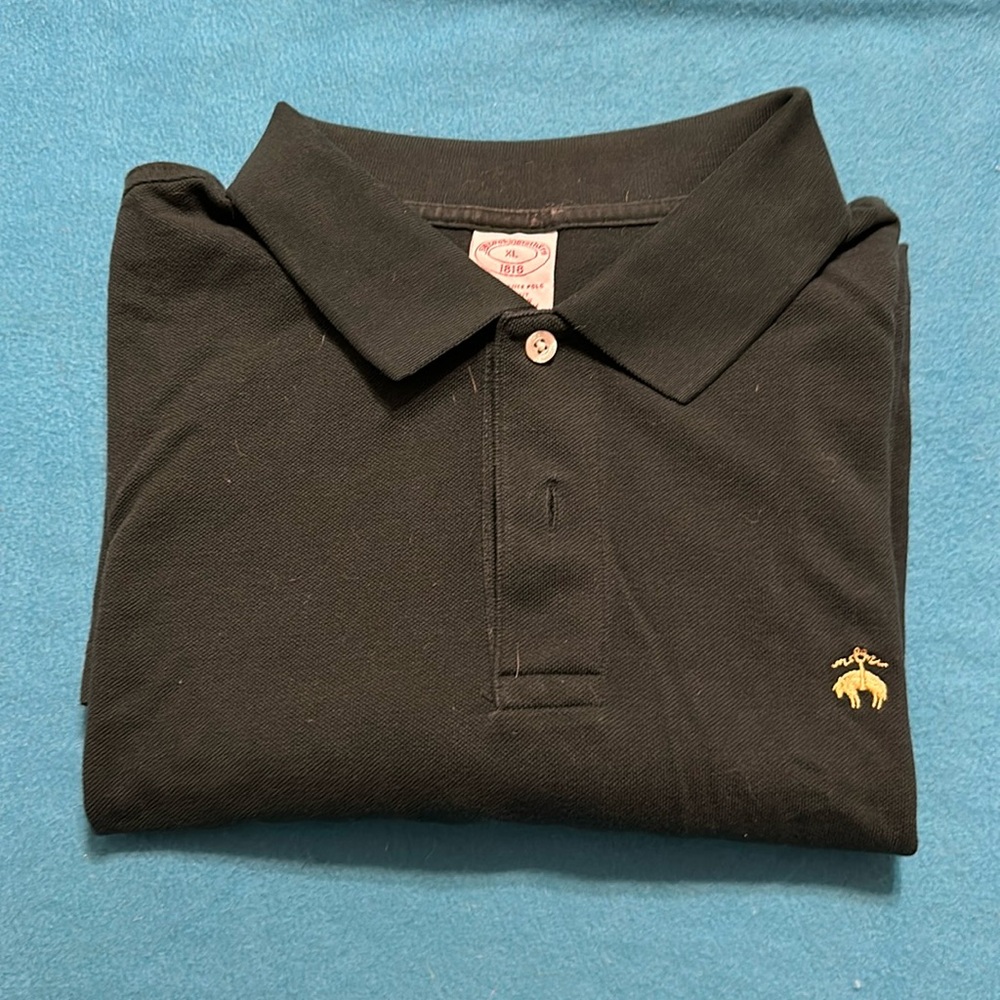 Brooks Brothers Black Polo Shirt